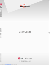 LG VX8360 User Manual