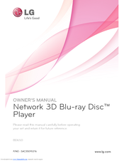 LG BD650 Owner's Manual