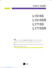 LG L1515SR User Manual