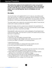 LG Flatron L1710BK Install Manual