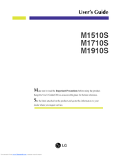 LG M1510S User Manual