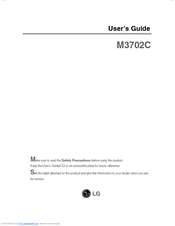 LG M3202C-BA User Manual