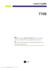 LG T70B User Manual