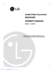 LG LGAV410 Owner's Manual