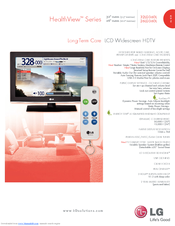 LG HealthView 26LD360L Specifications