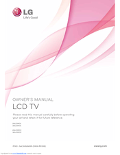 LG HealthView 26LD360L Owner's Manual