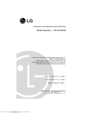 LG DU-27FB34C Installation And Operating Manual, Warranty
