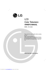 LG RU-13LA60 Owner's Manual