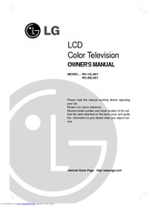 LG RU-20LA61 Owner's Manual