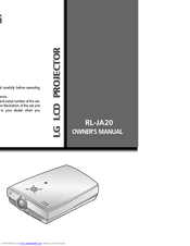 LG RL-JA20 Owner's Manual