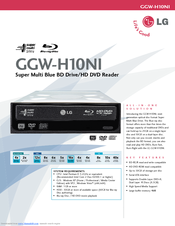 LG GGW-H10NI Specifications