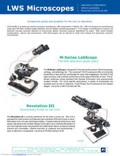 LW Scientific Revelation III LED Features