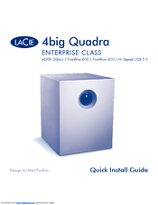 LaCie 301437U Quick Install Manual