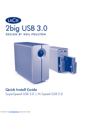 LaCie 2big USB 3.0 Quick Install Manual