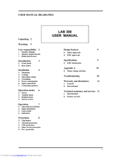 Lab.gruppen LAB 300 User Manual