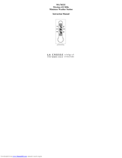 La Crosse Technology WS-7032UF Instruction Manual