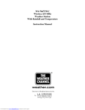 La Crosse Technology WS-7047TWC Instruction Manual