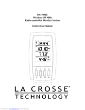 La Crosse Technology WS-7076U Instruction Manual