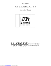 La Crosse Technology WS-8007U-C Instruction Manual