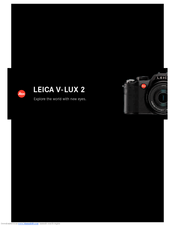 Leica V-LUX 2 Brochure