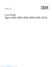 IBM ThinkCentre 8199 User Manual