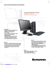 Lenovo ThinkCentre M57 9970 Specifications