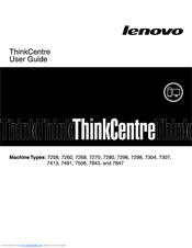 Lenovo 7269D7U - Topseller M58e Sff E7500 2.93G 3Gb 320Gb Dvdrw W7p/Xpp User Manual