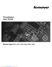 Lenovo ThinkStation 6423 User Manual