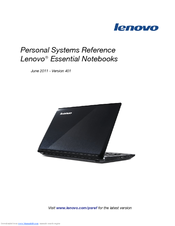 Lenovo G560 0679 Reference Manual