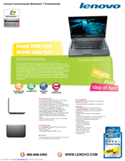 Lenovo 431523U Specifications