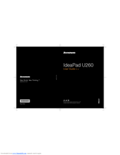 Lenovo IdeaPad U260 0876 User Manual