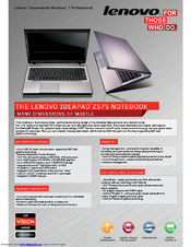 Lenovo 12992KU Specifications