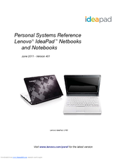 Lenovo IdeaPad S10-3 Reference Manual