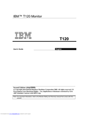 IBM T-120 User Manual