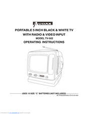 Lennox Audax TV-502 Operating Instructions Manual