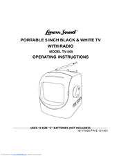 Lenoxx Sound TV-505 Operating Instructions Manual