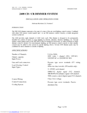 NSI 2408 Installation And Operation Manual