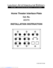 Leviton AEHTK Installation Instruction