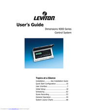 µ-Dimension D4200 User Manual
