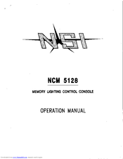 NSI NCM 5128 Operation Manual