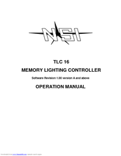 NSI TLC16 Operation Manual