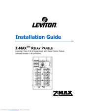 Leviton Z-MAX r24sd Installation Manual