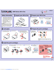 Lexmark 6200 Series Quick Start Manual