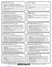 Lexmark E332n Safety Information