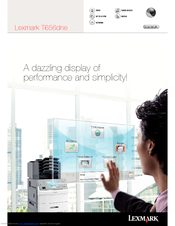 Lexmark T656DNE Brochure & Specs