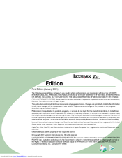 Lexmark Color Jetprinter Z53 User Manual