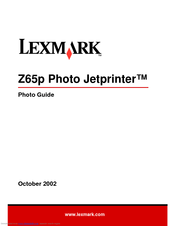 Lexmark Z65p User Manual