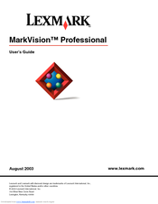 Lexmark MarkVision Professional User Manual