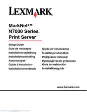 Lexmark N7000E Setup Manual