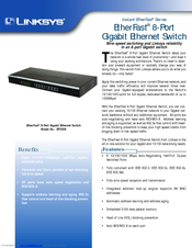 Linksys EF3508 Specifications